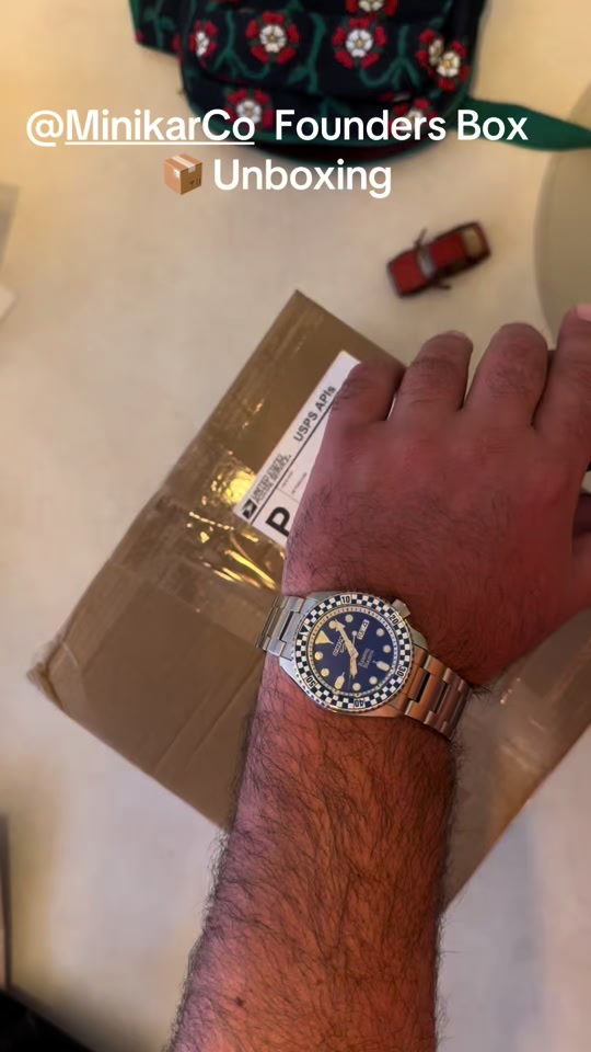@part_time_paul Minikar Founders box unboxing TikTok preview
